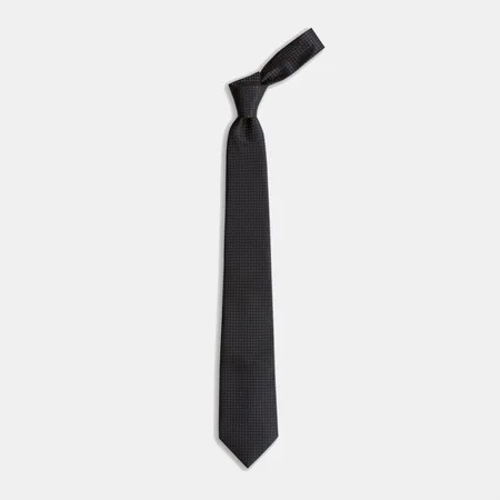 

White Pattern Black Tie 67828660