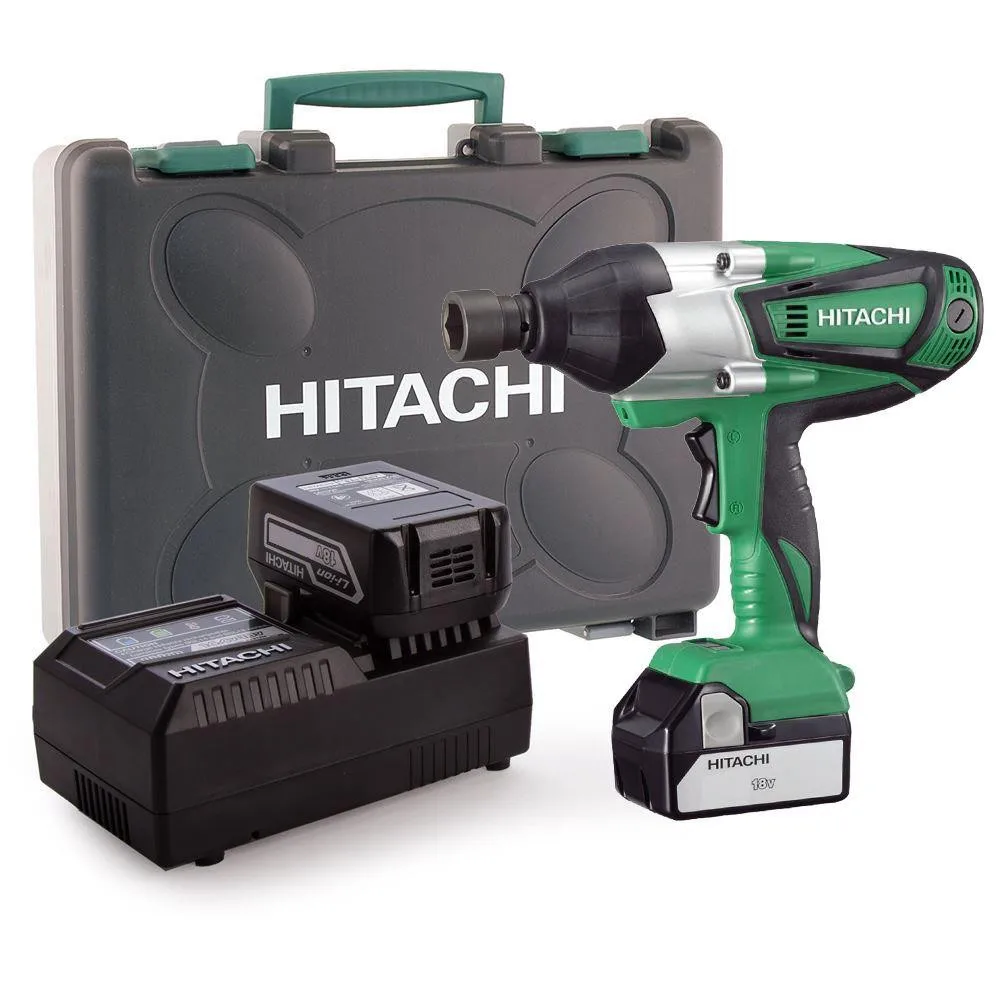 

Hitachi WR18DSHL 18 вольт/3,0 Ач литий-ионный двойной беспроводной Профессиональный ударный ключ
