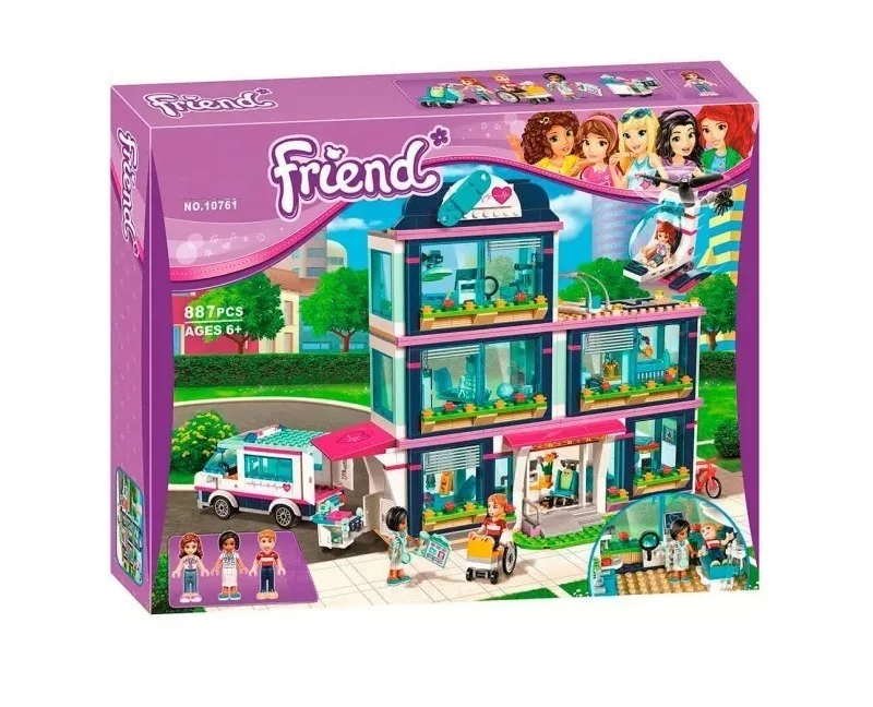 Конструктор Клиника Хартлейк Сити 10761 / 3028 (41318) Friends Френдс Friend Подружки Dream World