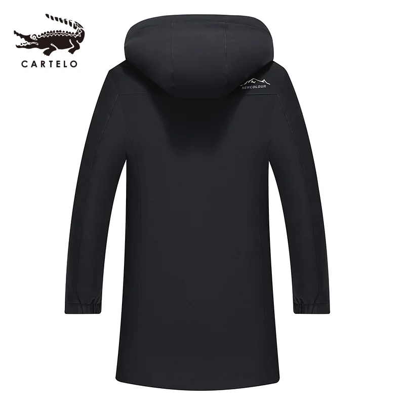 Men's White Duck Down Jacket Winter Liner Detachable Hooded Coat Selected Feather Clothing with Hat for Men 9811 New 2019 | Мужская