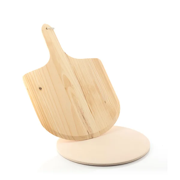 Тарелка для пиццы и лопата пиццы| |