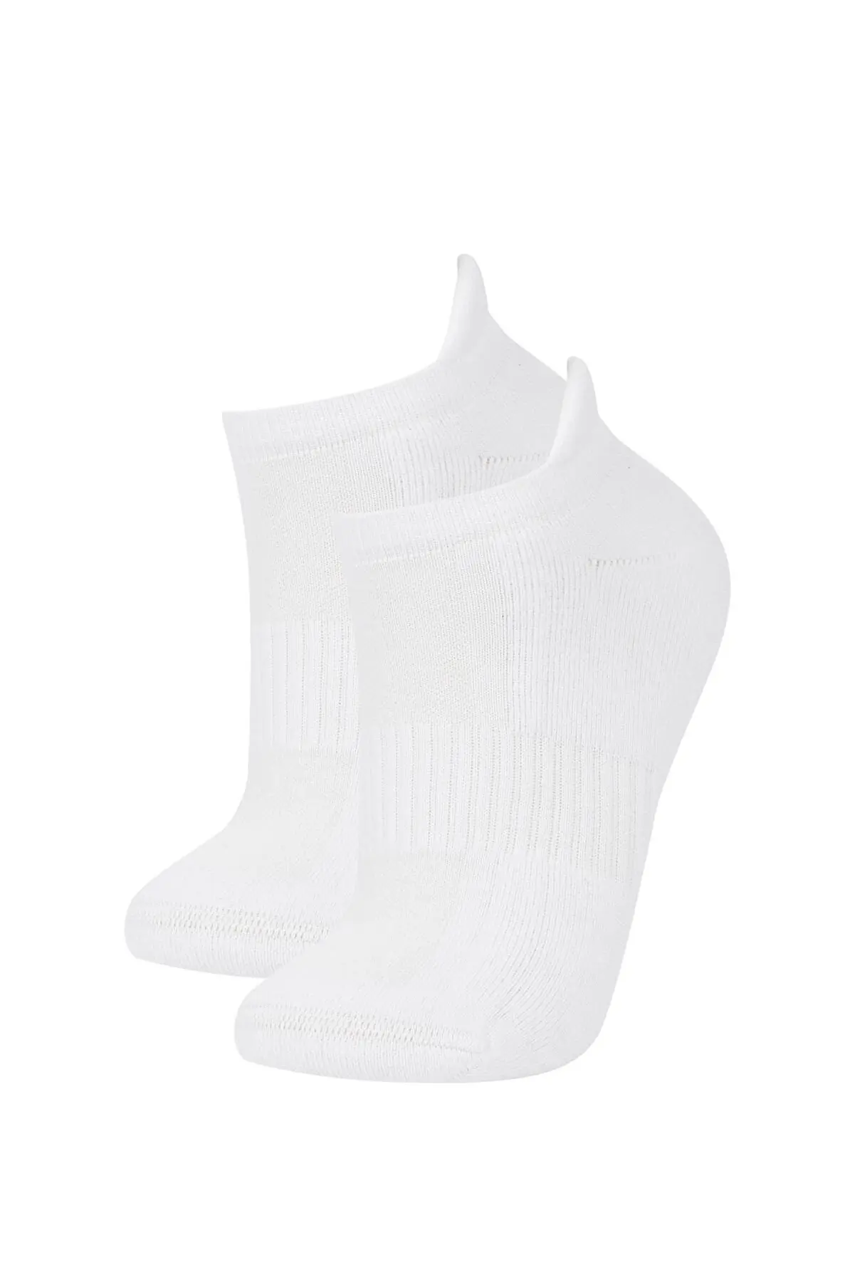 Women's Basic Cotton 2-Pack Sports Short Terry Socks