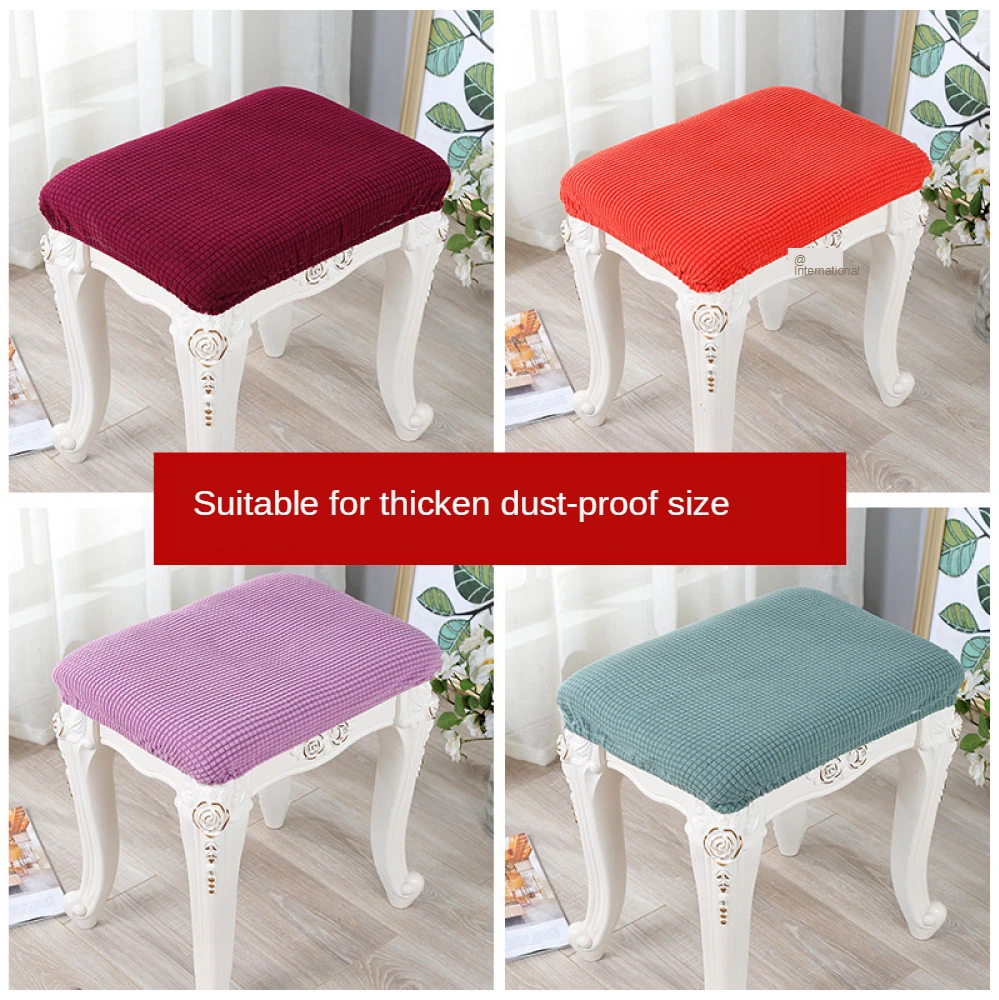 

Chair Cover Stretch Spandex For Home Kitchen Hotel Wedding Stool Chairs Slipcover Case Anti-dirty Elastic Chair Seat Cover