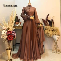 bbonlinedress appliques caftan evening dresses 2021 elegant sashes long elegant arabic muslim party dress moroccan prom dresses