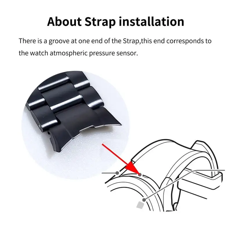 No Gaps Stainless Steel Strap for  Samsung Galaxy Watch 4 Classic 46mm 42mm Wrist Band Galaxy Watch 40mm 44mm Curved end Metal