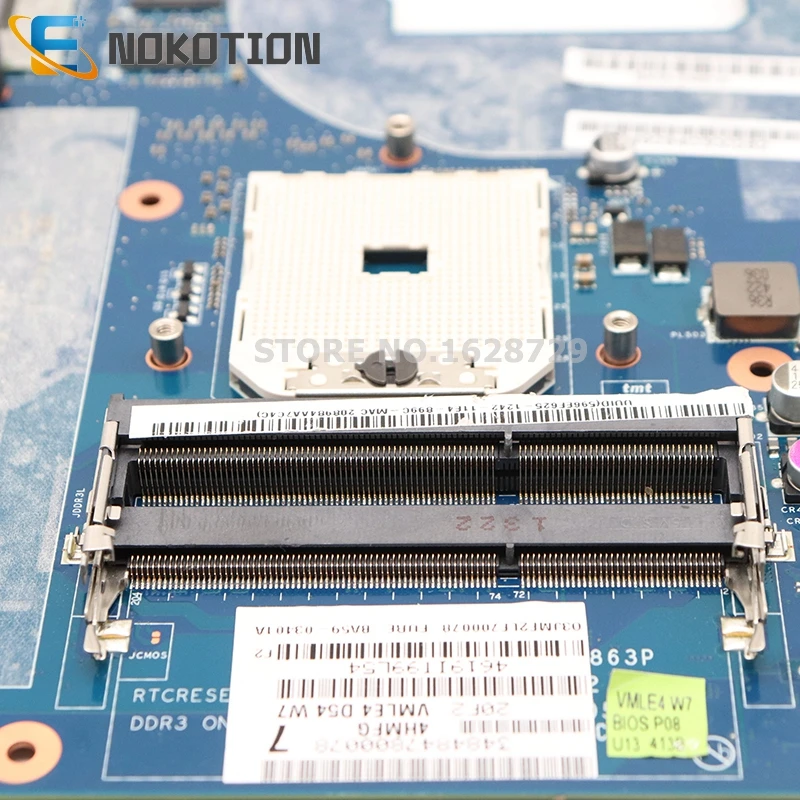 NOKOTION для samsung NP355 NP355C4C NP355V5C Материнская плата ноутбука LA-8863P QMLE4 BA59-03567A BA59-03567B разъем fs1 HD 7600 м GPU