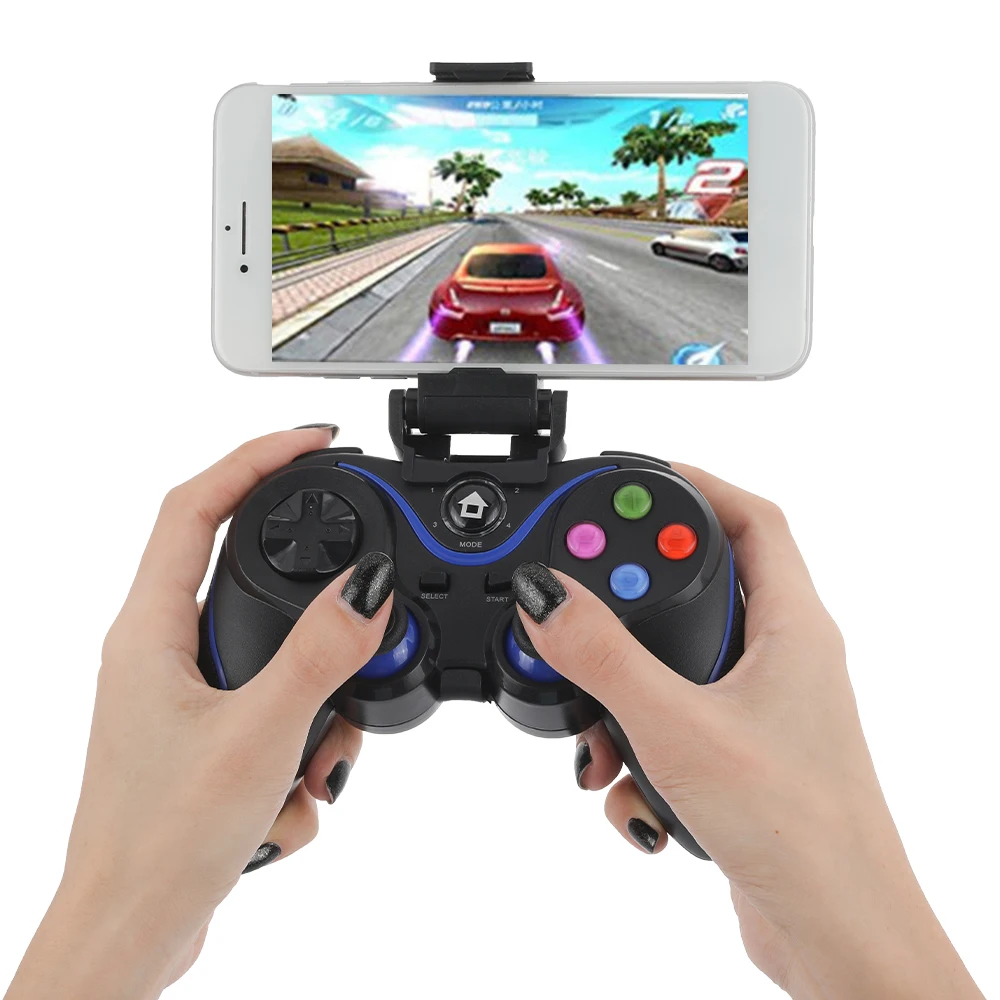 Беспроводной игровой bluetooth-контроллер с подставкой для быстрого подключения Android