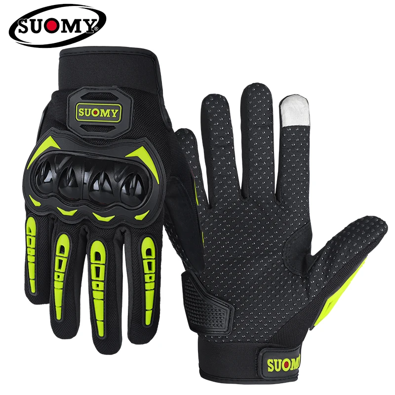 

Brand Suomy Summer Motorcycle Gloves Men Original Moto Glove Motorcyclist Breathable Crash-proof Motorcycle Accessories M-XL
