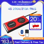 Умные BMS 4S 200A 250 12В LifePO4 BMS с Bluetooth APP UART для 12 в литиевых батарей, хранилище энергии, солнечная батарея, Польша, доставка