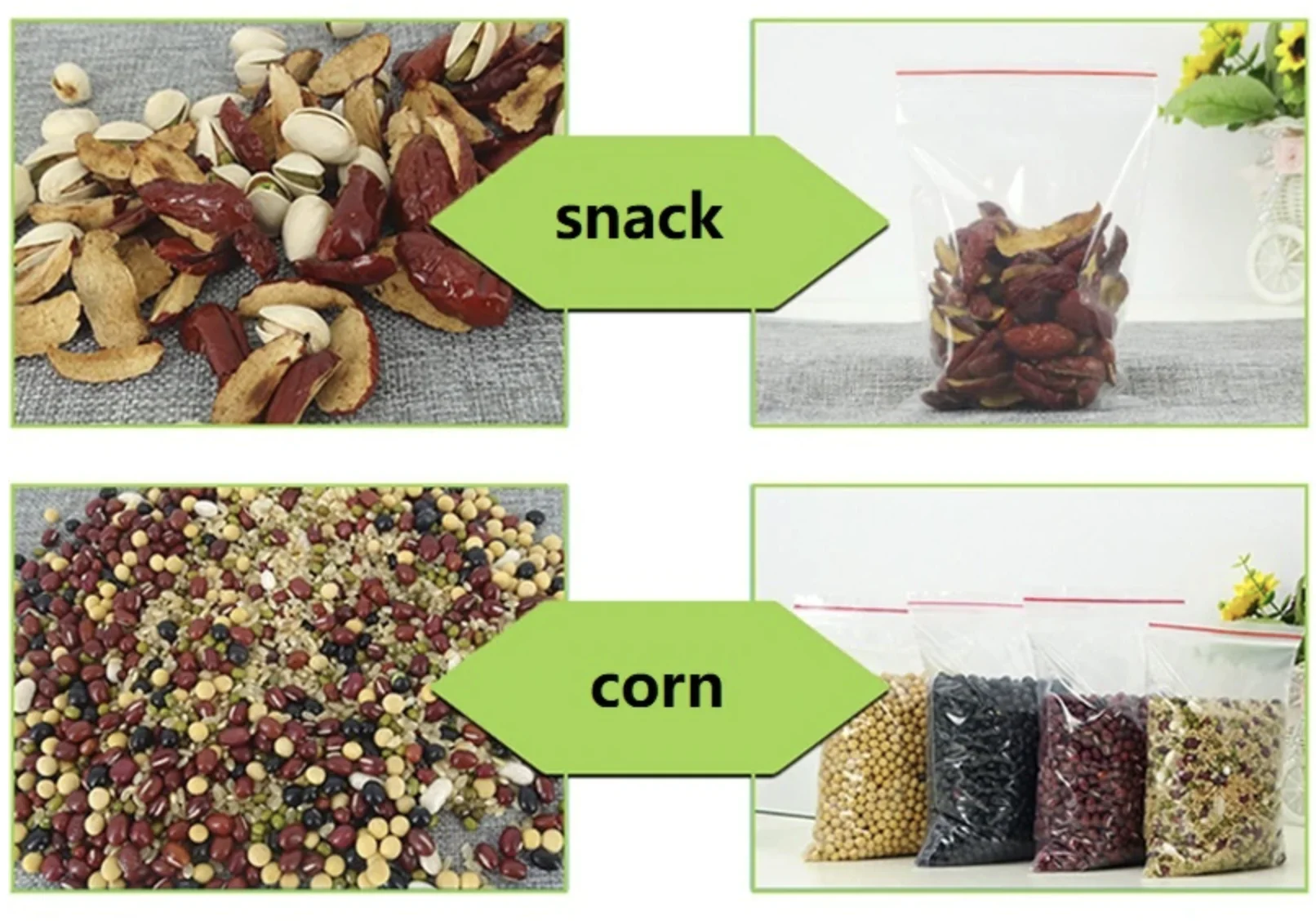 

500Pcs Zip Lock Plastic Bags Transparent Packaging Poly Ziplock Bag