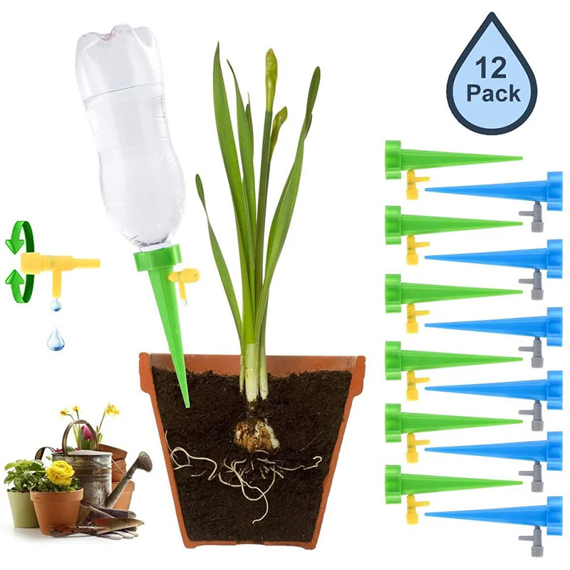 

Auto Drip Irrigation Watering System Dripper Spike Kits Garden Household Plant Flower Automatic Waterer Tools For Potted Flower
