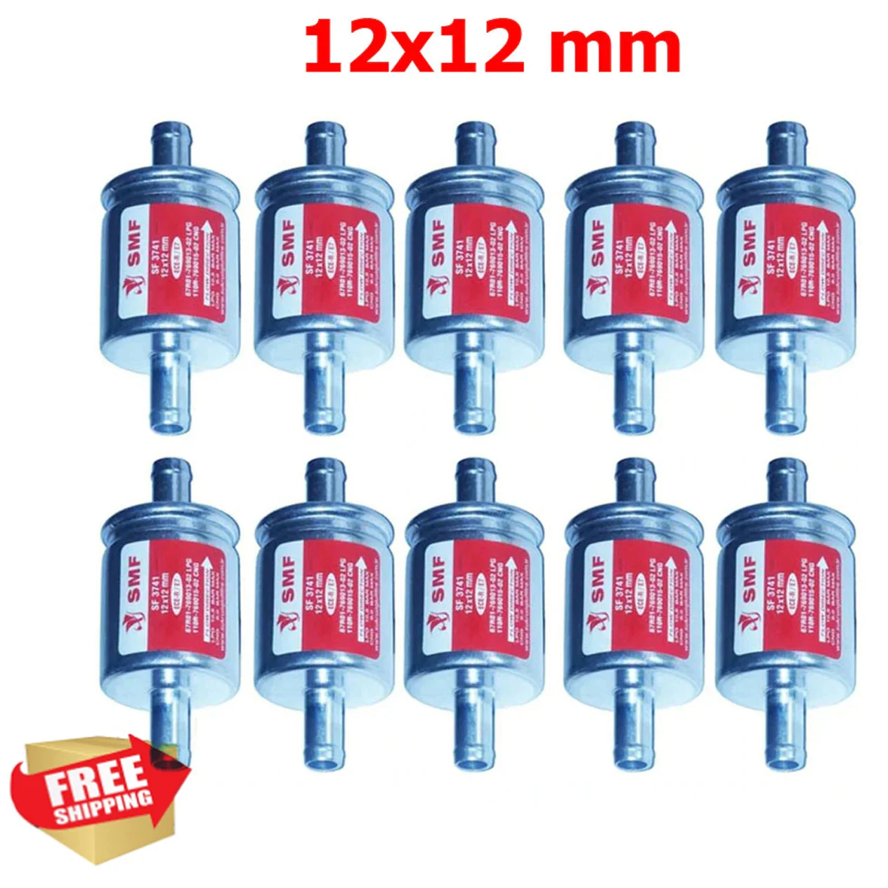10x SMF LPG CNG фильтр 12x12 мм | Автомобили и мотоциклы