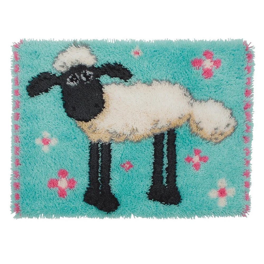 Бесплатная доставка набор крючков для ковриков из необработанной пряжи вязания