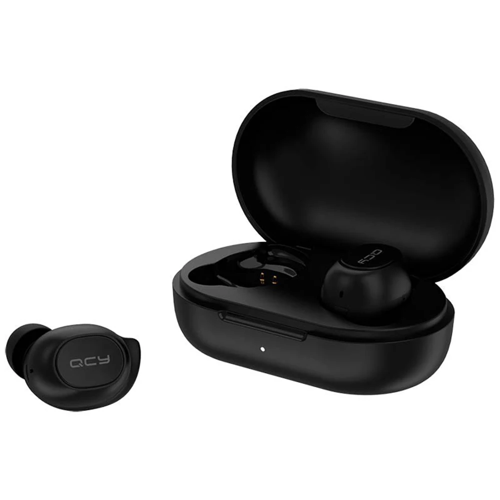 

QCYY T9s High Quality TWS Bluetooth V5.0 3D Stereo Headphones Sports Wireless Earphones Mini in Ear Dual Microphone Black