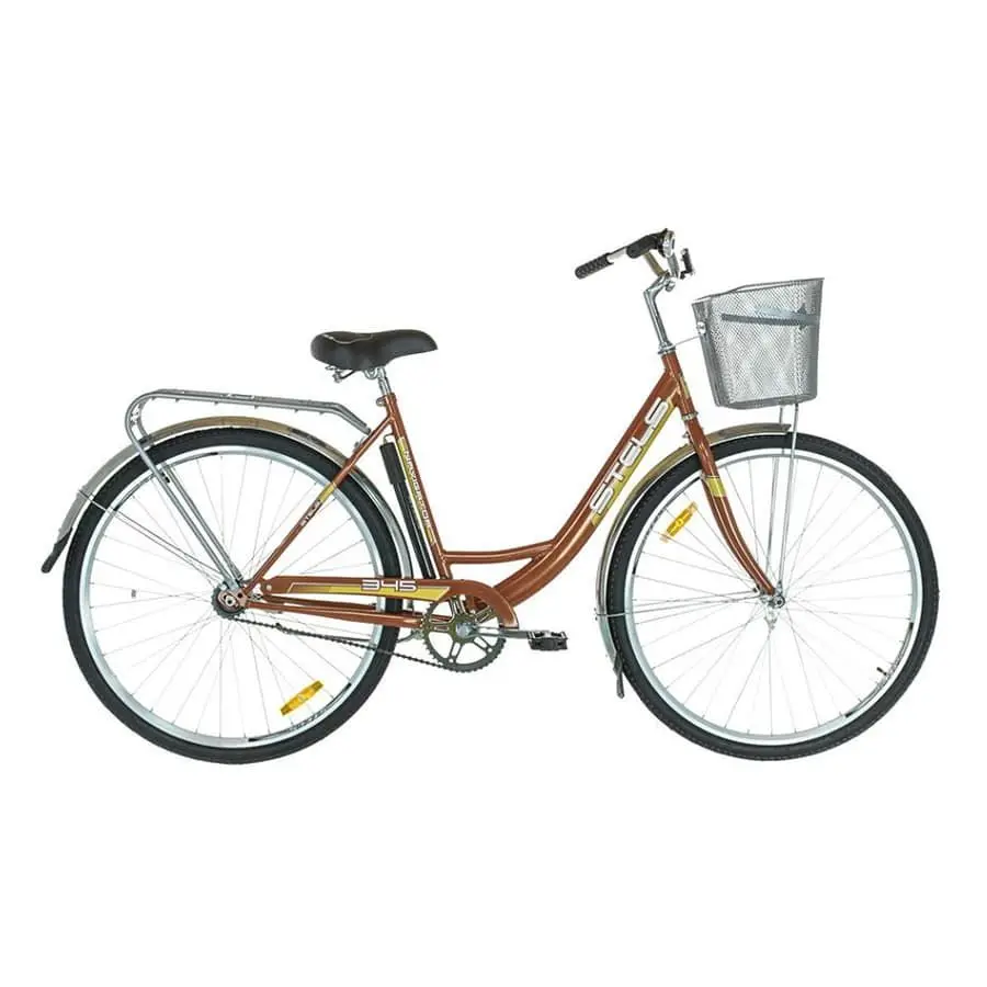 Bicycle for women with basket Stels Navigator 28 " 345 mod.1 wheel 28" novasport Lightweight Durable Reliable Sport Equipment Protection