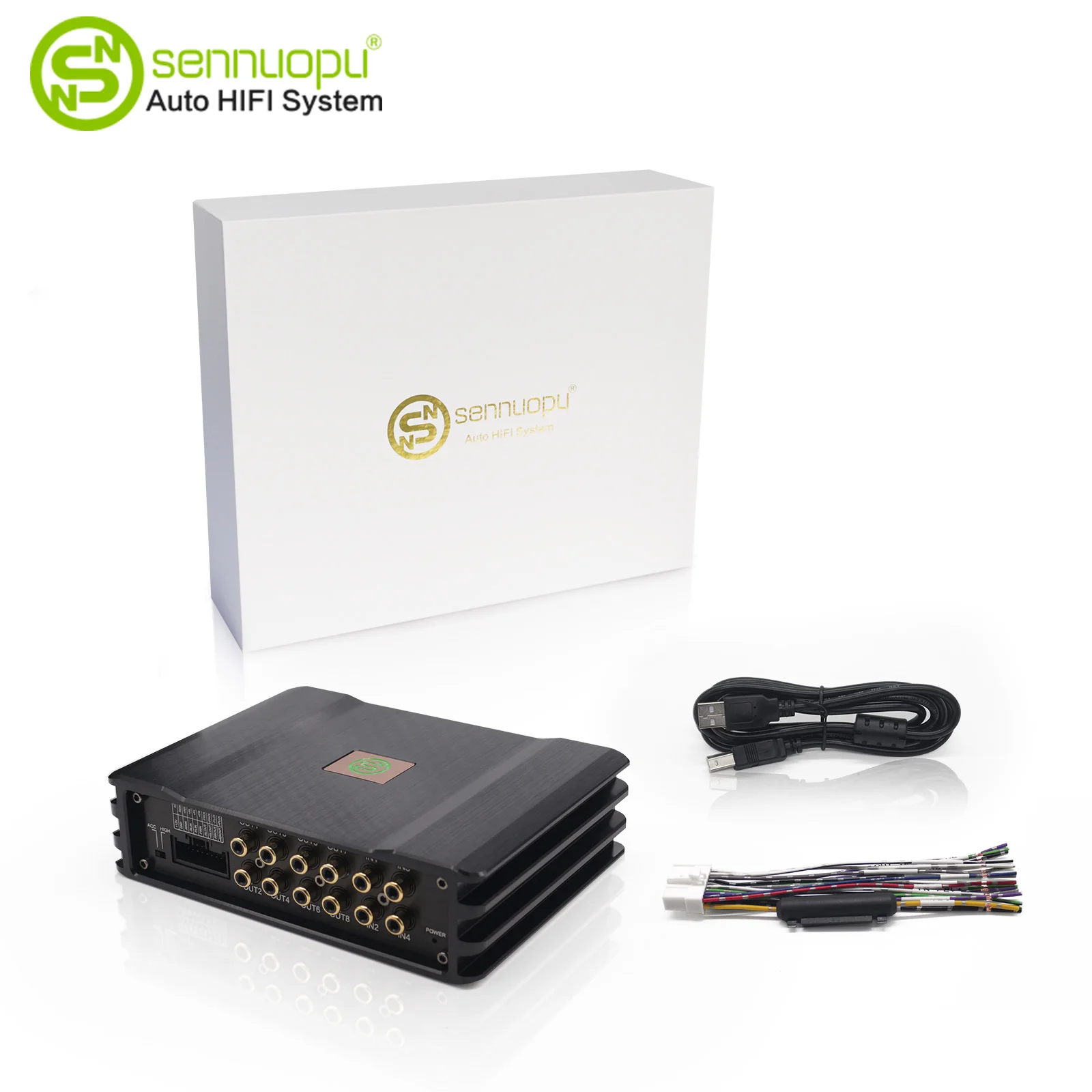 Sennuopu автомобильный усилитель Dsp 8 канальный цифровой звуковой процессор 31