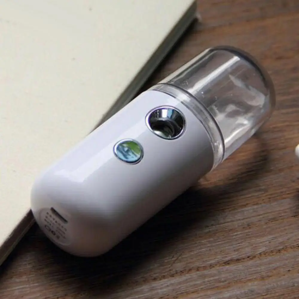 Мини нано спрей для лица USB персональный распылитель холодный туман