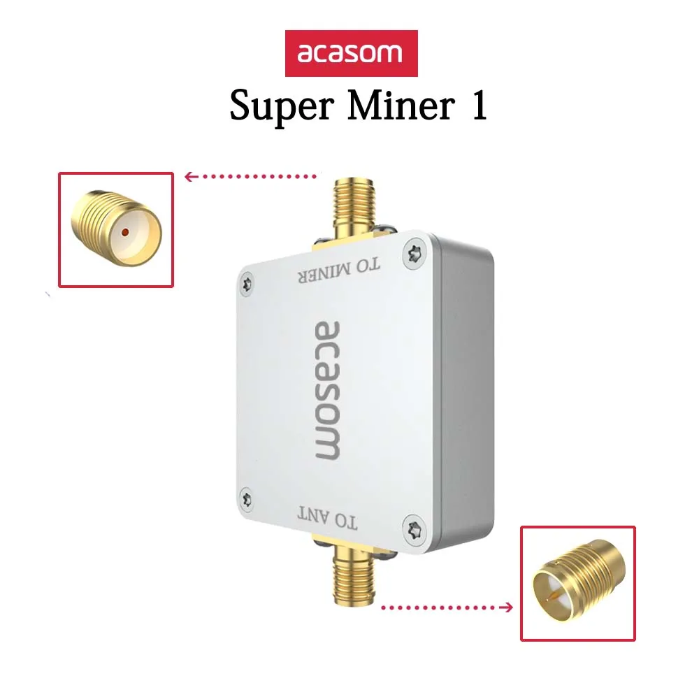 RX 12dB   TX Bypass   868MHz  915MHz  Miner  LORA  Bias Tee  Helium Signal Extender