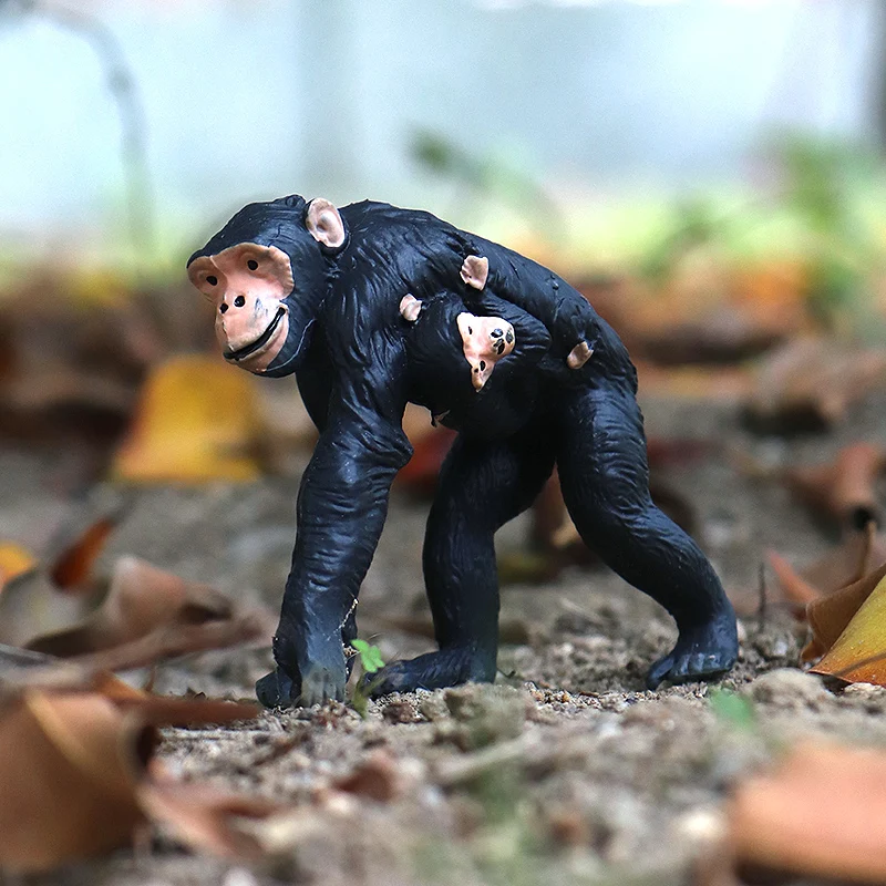 Oenux оригинальная дикая ранняя обезьяна чимпанзе орангутан Золотая Модель