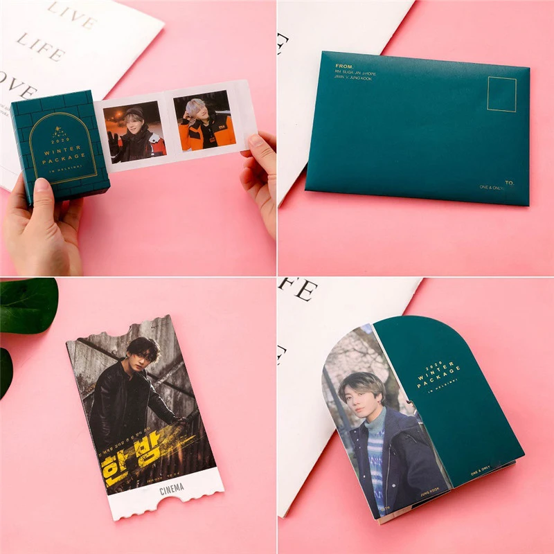 

KPOP Bangtan Boys Winter Package Postcards Photo Cards JIMIN JIN SUGA J-HOPE Fans Collection