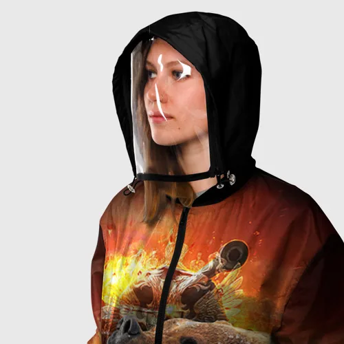 Ветровка 3D с защитным экраном Защитник для мужчин и женщин спорта отдыха