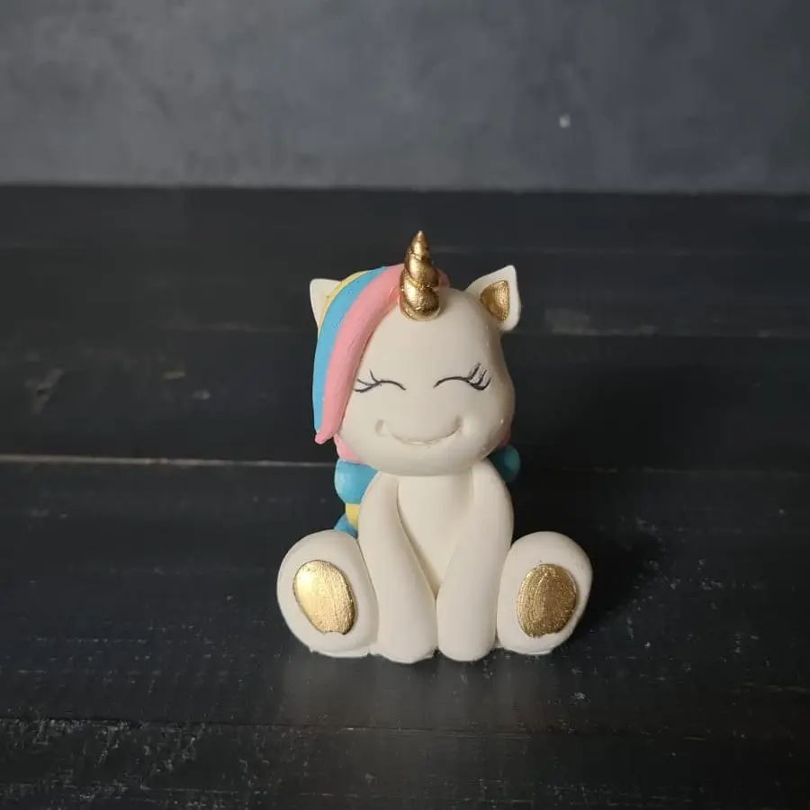 Молд 3Д Единорог Милашка молд из пищевого силикона для шоколада единорог высота 7