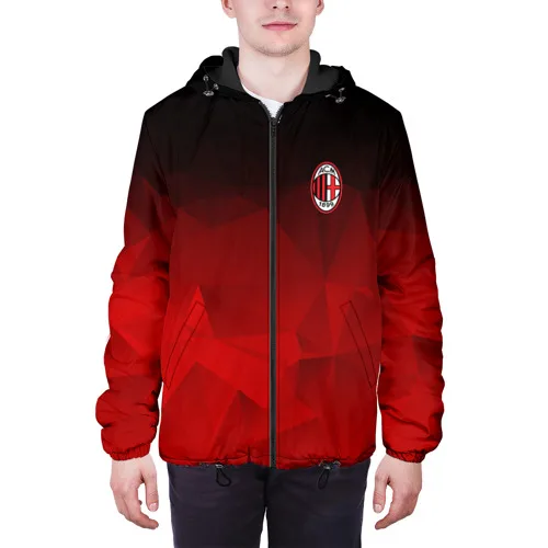 Мужская куртка 3D AC MILAN | одежда