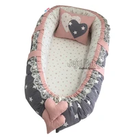 jaju baby special handmade babynest luxury orthopedic baby bedding portable crib travel bed newborn mother side babynest bed