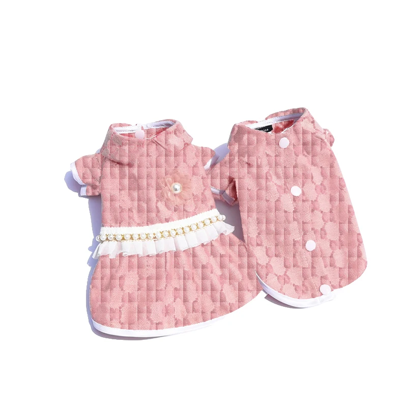 

Fashion Dog Dress And Shirt Brand Style Quality Luxury Clothes Small Medium Puppy Kitten Chihuahua Teddy For Tide Pet L0019
