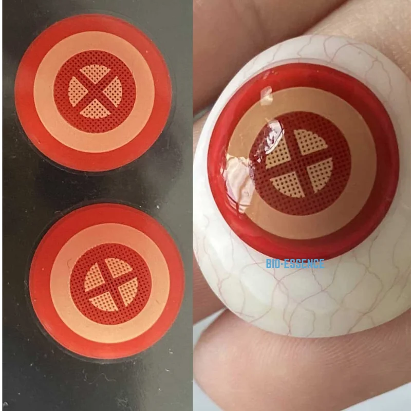 Био-эссенция 1 пара контактных линз для глаз Косплей Аниме аксессуары Хэллоуин