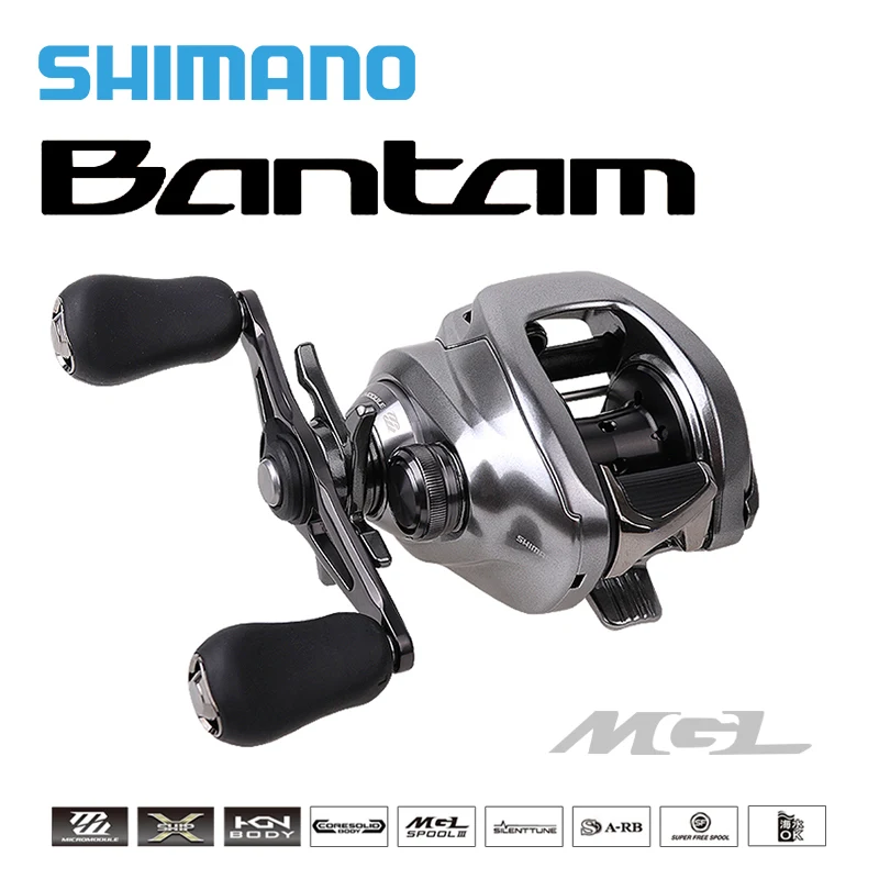 

SHIMANO BANTAM MGL Baitcasting Fishing Reels Gear Ratio 6.2/7.1/8.1:1 CORE SOLID BODY Saltwater Reels Fishing Casting Wheel