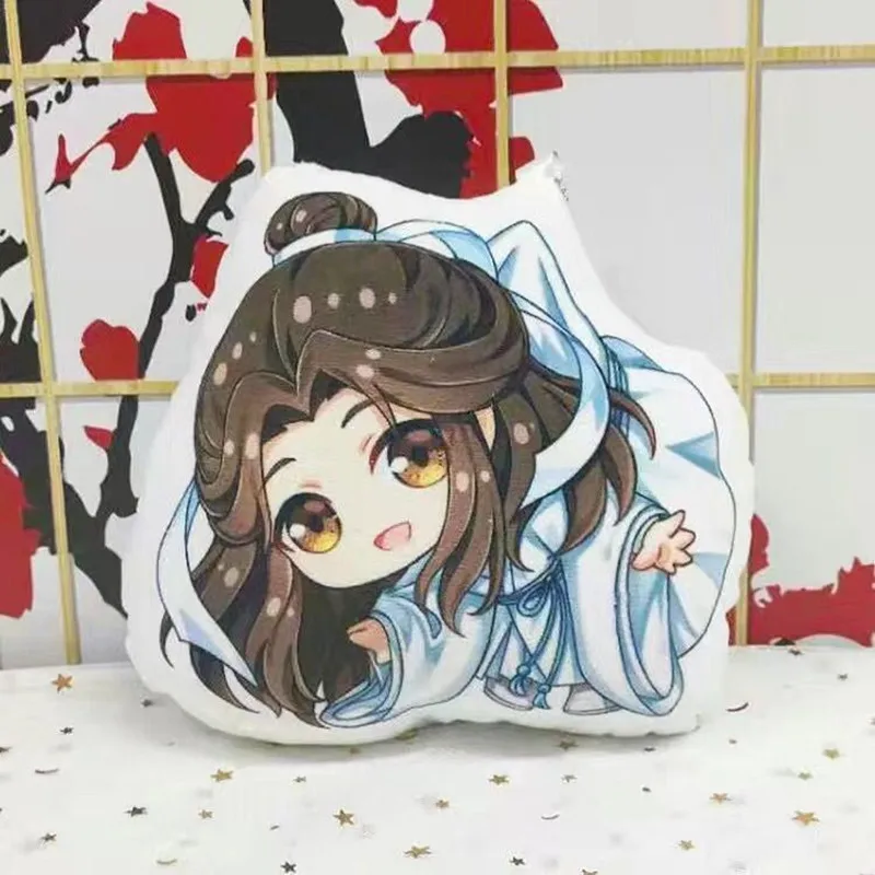 Тянь Гуань Ци Фу Ксиэ Лянь Хуа Чэн Cartoon Plush Keychain Heaven Officials Blessing Cute Bag Pendant Decoration Toys Key Rings.