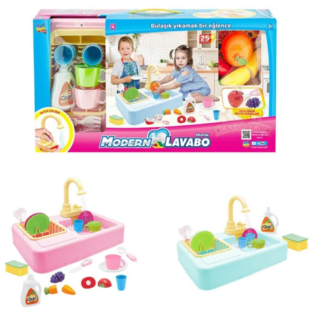 

Kids Kitchen Toys Simulation Electric Dishwasher Pretend Play Sink Set Mini Kitchen Food Educational Summer Toys Role Playing