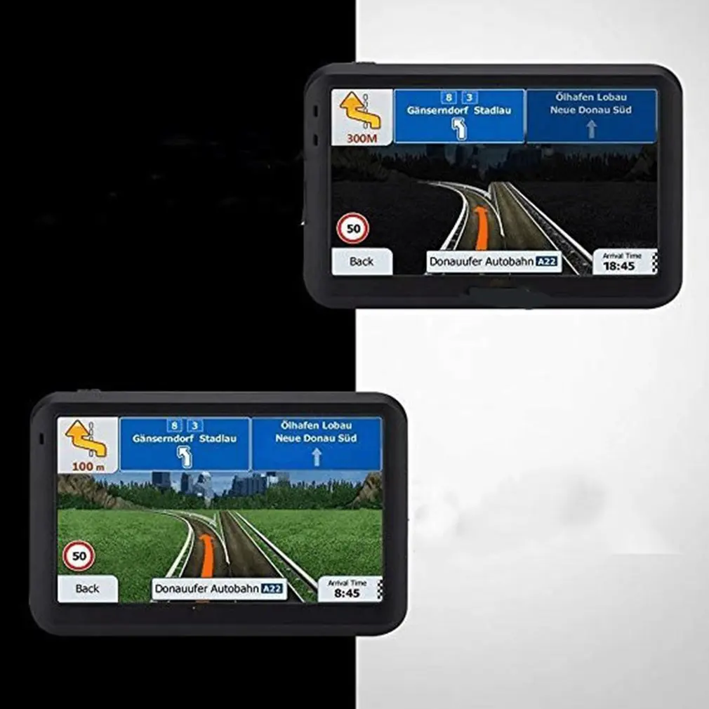 GPS Navigator 7inch Navigation Display Car Navigation Gauge Touch Screen Scanner The Latest Map  Voice Guidance Speed Warning car navigation system