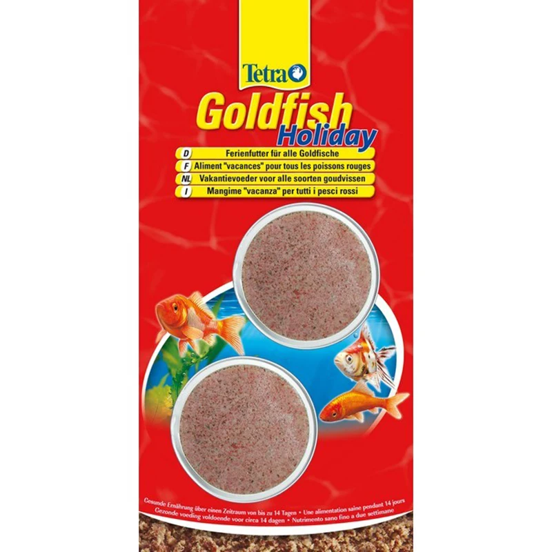 Tetra Goldfish Holiday корм для золотых рыбок на время отпуска | Дом и сад