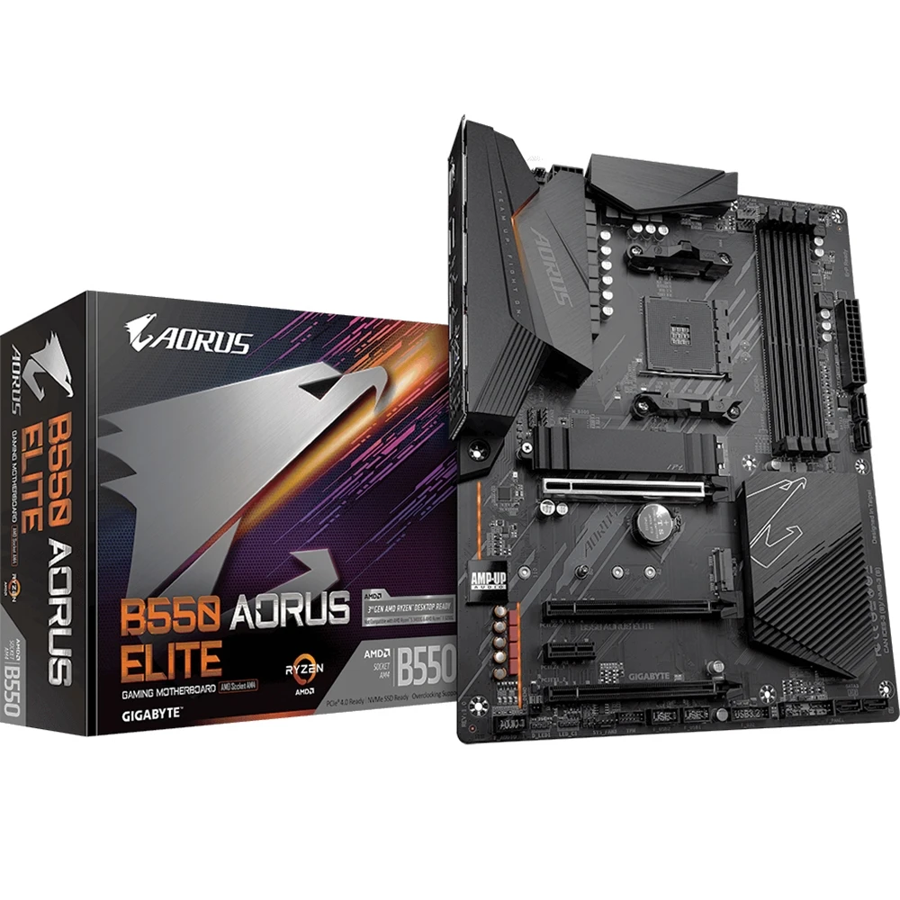 Материнская плата Gigabyte B550 AORUS ELITE|Материнские платы| |
