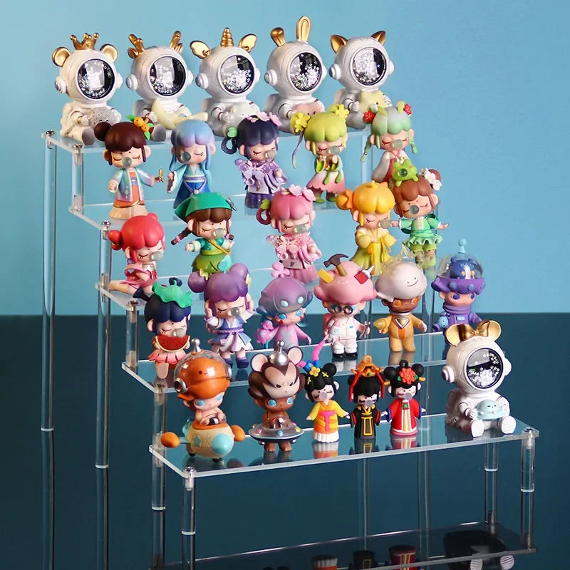 

Acrylic Display Riser Stand for Funko POP Figure, Cupcake Stand, Cosmetic,Perfume,Clay Doll,Jewelry ,Succulent for Display Shelf
