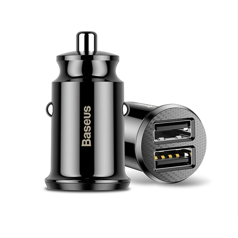 Автомобильное зарядное устройство Baseus Grain Car Charger Dual USB 5V 3.1A (CCALL-ML01) | Мобильные