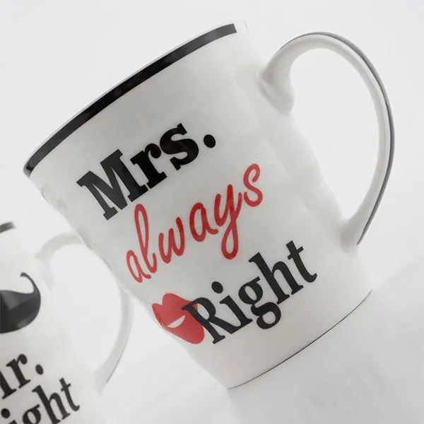 Mr. Right &amp Mrs Always Mugs | Дом и сад
