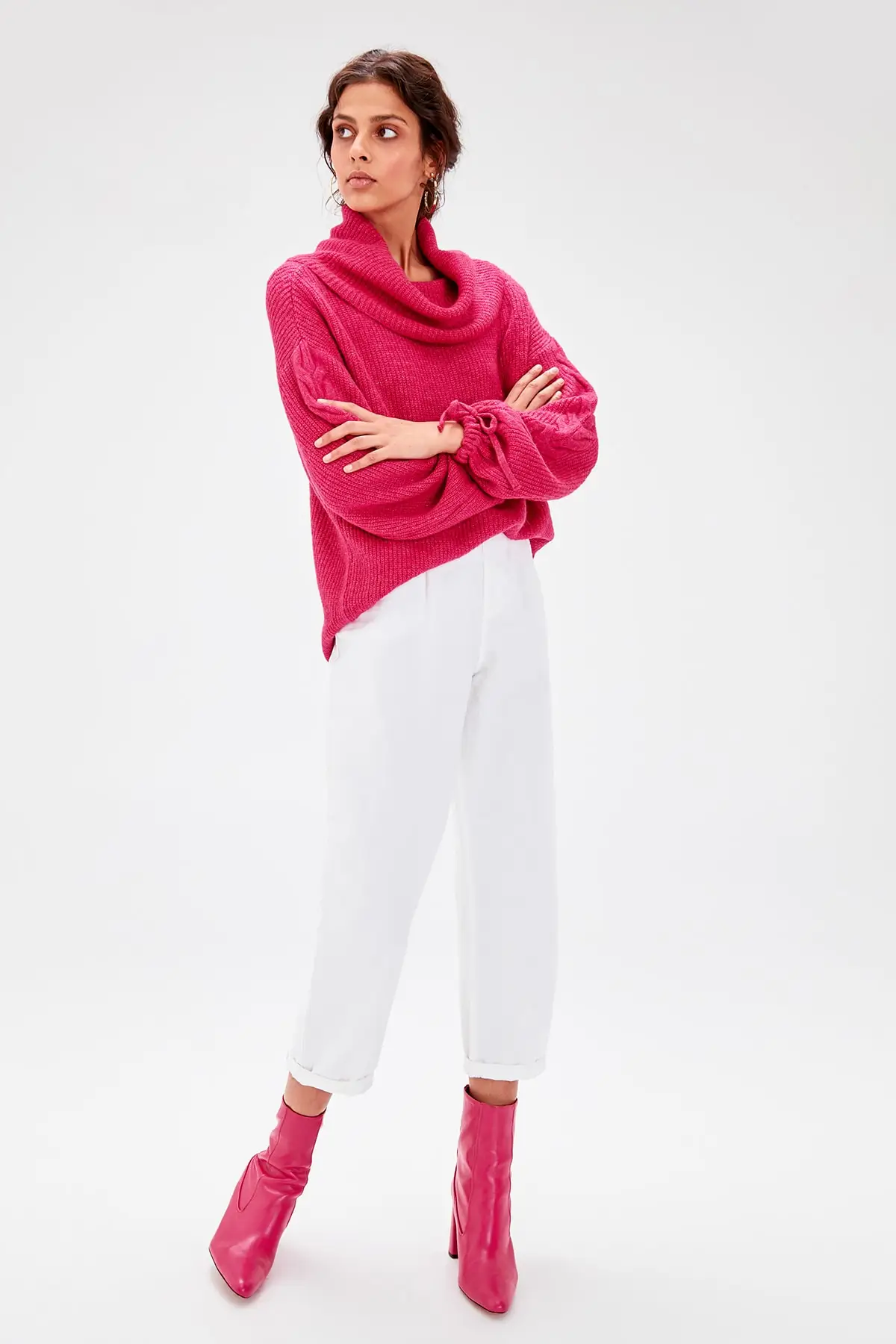 Trendyol розовый свитер TWOAW20KZ0367 |