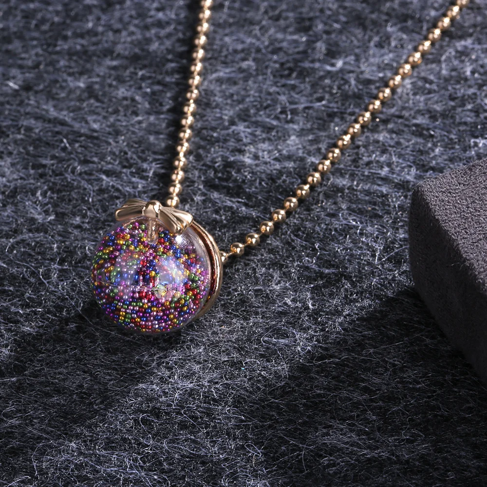 EPI многослойное ожерелье-цепочка с круглым ожерелье подвеской в виде полумесяца