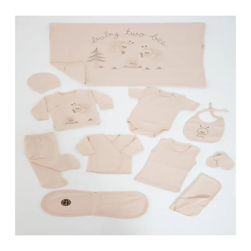 

Newborn Baby Girl Clothes Silky Organic Cotton 2021 Four Seasons 11 Piece Set