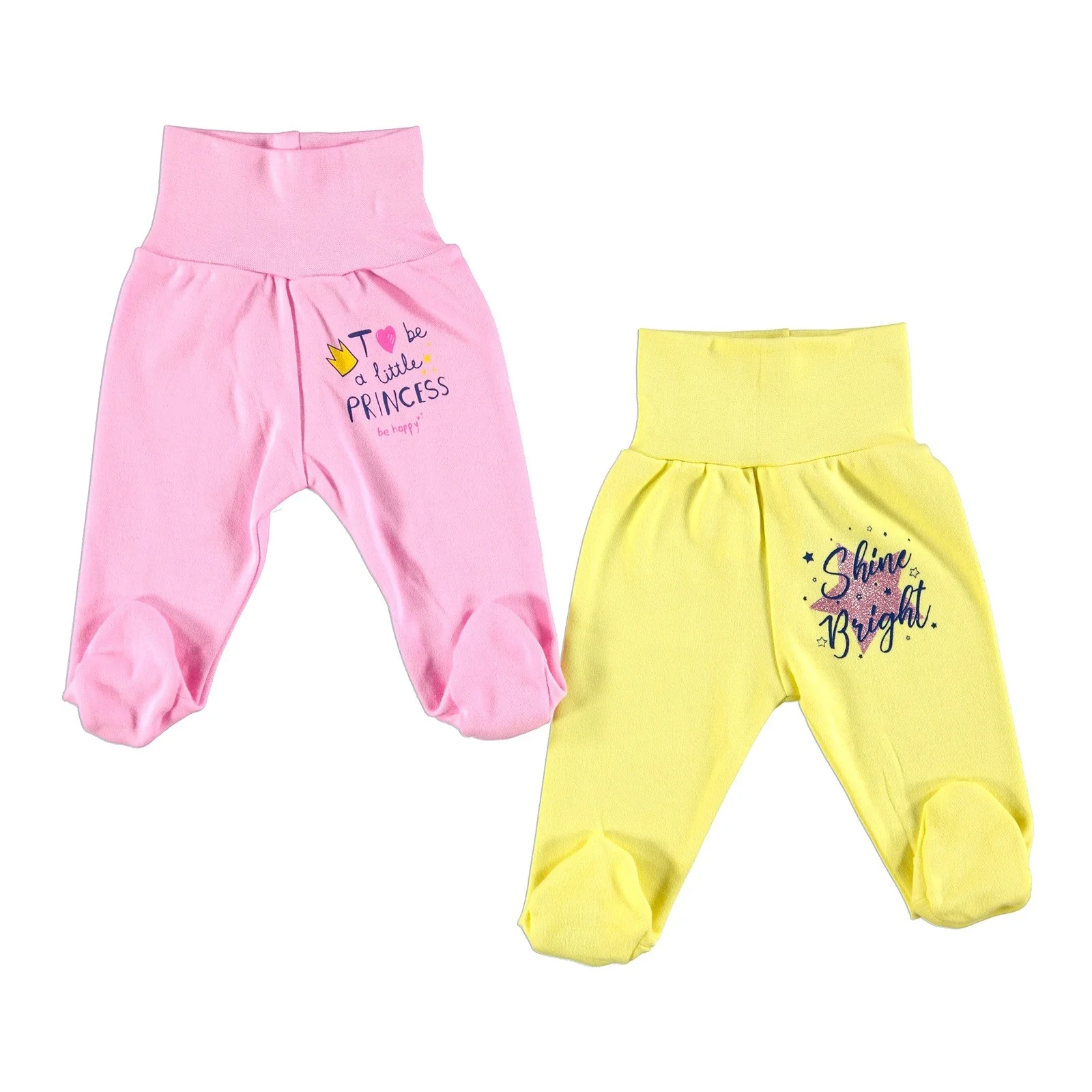 Ebebek HelloBaby/Детские широкие складные повседневные штаны с резинкой на талии