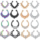 16G 10 мм кольца для имитации перегородки в носу из нержавеющей стали