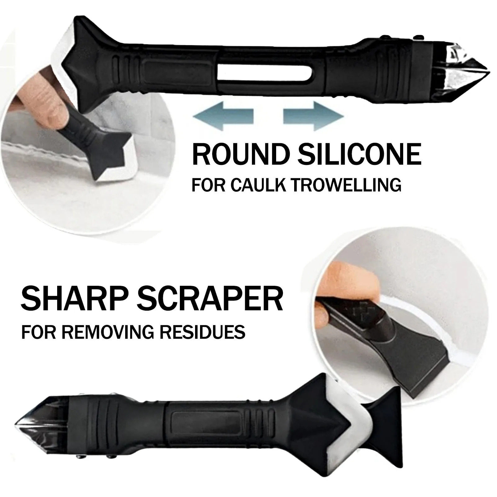 5 в 1 силиконовый инструмент для удаления шкуры герметик гладкий скребок решетка