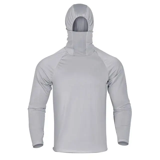 

2022 new men's hooded fishing shirt thin flick outdoor hiking cycling shirt