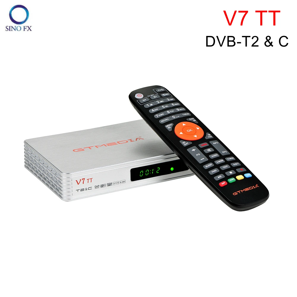

GTMEDIA V7 TT DVB-T2 & DVB-C Cable TV Receiver 1080p H.265 Set Top Box Support USB PVR Ready