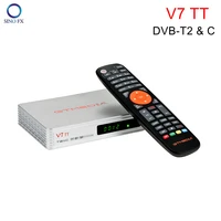 gtmedia v7 tt dvb t2 dvb c cable tv receiver 1080p h 265 set top box support usb pvr ready
