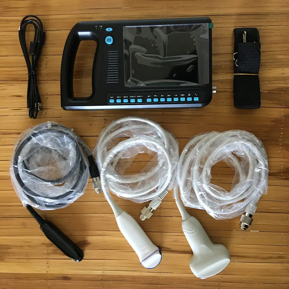 Эхолокатор ветеринарный с 7-дюймовым ЖК-экраном портативный сканер для домашних