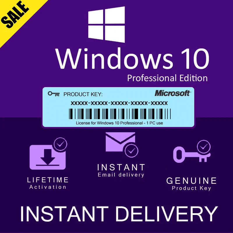 

windw 10 Pr 64/32 Bit Ativtin K Prfinl,Full Vrin